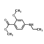 CAS#: 617245-94-0, Methyl 4-(ethylamino)-2-methoxybenzoate