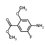 CAS#: 617246-14-7, Methyl 4-amino-5-fluoro-2-methoxybenzoate