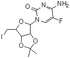 CAS#: 61787-05-1, 4-Amino-1-(5-Deoxy-5-Iodo-2,3-O-Isopropylidenepentofuranosyl)-5-Fluoro-2(1H)-Pyrimidinone