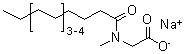 CAS#: 61791-59-1, N-Methyl-N-cocoylaminoacetic acid, sodium salt