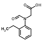 CAS#: 618070-02-3, N-(2-Ethylphenyl)-N-formylglycine
