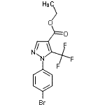 CAS 登录号：618070-60-3， 乙基1-(4-溴苯基)-5-(三氟甲基)-1H-吡唑-4-羧酸酯