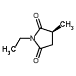 CAS 登录号：618109-41-4， (3S)-1-乙基-3-甲基-2,5-吡咯烷二酮