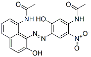 CAS#: 61827-66-5, N-[4-[[8-(Acetylamino)-2-Hydroxy-1-Naphthyl]Azo]-5-Hydroxy-2-Nitrophenyl]Acetamide