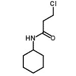 CAS#: 61872-76-2, 3-Chloro-N-Cyclohexylpropanamide