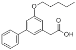 CAS 登录号：61888-59-3， 5-戊氧基-3-联苯乙酸
