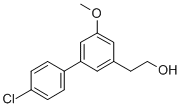 CAS 登录号：61888-67-3， 4'-氯-3-(2-羟基乙基)-5-甲氧基联苯