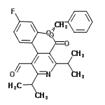 CAS 登录号：618892-25-4， 甲基4-[2-(苄氧基)-4-氟苯基]-5-甲酰基-2,6-二异丙基烟酸酯