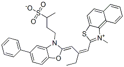 CAS#: 61891-06-3, 1-Methyl-2-[2-[[5-Phenyl-3-(3-Sulphonatobutyl)-3H-Benzoxazol-2-Ylidene]Methyl]-1-Butenyl]Naphtho[1,2-d]Thiazolium