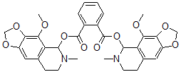 CAS 登录号：6190-36-9， 可他宁邻苯二甲酸酯