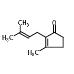 CAS 登录号：61900-44-5， 3-甲基-2-(3-甲基-2-丁烯-1-基)-2-环戊烯-1-酮