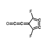 CAS#: 619296-20-7, (2,5-Difluoro-2,3,4-cyclopentatrien-1-ylidene)ethenone