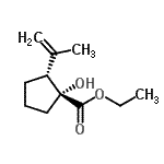 CAS#: 619297-01-7, Ethyl (1R,2R)-1-hydroxy-2-isopropenylcyclopentanecarboxylate