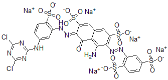 CAS 登录号：61951-76-6， 活性蓝 109