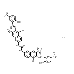 CAS 登录号：61968-53-4， 二钠7,7'-(羰基二亚胺)二{4-羟基-3-[(2-羟基-5-硝基苯基)偶氮]-2-萘磺酸酯}