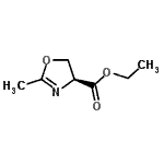 CAS 登录号：61999-29-9， 乙基(4S)-2-甲基-4,5-二氢-1,3-恶唑-4-羧酸酯