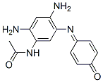 CAS 登录号：6201-71-4， N-(2,4-二氨基-5-(4-氧代环己-2,5-二烯亚基氨基)苯基)乙酰胺
