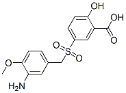 CAS#: 6201-82-7, 2-Hydroxy-5-(3-Amino-4-Methoxybenzylsulfonyl)Benzoic Acid