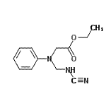 CAS#: 62011-92-1, Ethyl N-[(Cyanoamino)Methyl]-N-Phenylglycinate