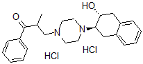 CAS#: 62046-91-7, 3-[4-[(2R,3R)-3-Hydroxy-2-tetralinyl]-1-piperazinyl]-2-methyl-1-phenylpropan-1-one dihydrochloride