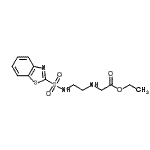 CAS#: 620628-51-5, Ethyl N-{2-[(1,3-benzothiazol-2-ylsulfonyl)amino]ethyl}glycinate