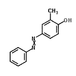 CAS 登录号：621-66-9， 2-甲基-4-(苯基偶氮)苯酚