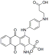 CAS#: 62155-80-0, N-[4-[(4-Amino-9,10-Dihydro-9,10-Dioxo-3-Sulphoanthracen-1-Yl)Amino]Phenyl]-beta-Alanine