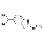 CAS#: 62194-26-7, 6-Isopropyl-N-Methyl-1,3-Benzothiazol-2-Amine