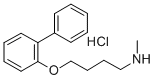 CAS#: 62232-79-5, N-Methyl-N-(4-(2-Biphenylyloxy)Butyl)Amine Hydrochloride