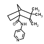 CAS#: 622357-52-2, 3,3-Dimethyl-2-methylene-N-(4-pyridinyl)bicyclo[2.2.1]heptane-1-carboxamide
