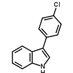 CAS#: 62236-80-0, 3-(4-Chlorophenyl)-1H-Indole