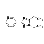 CAS#: 622403-82-1, 3-(1,5-Diethyl-1H-1,2,4-triazol-3-yl)pyridine