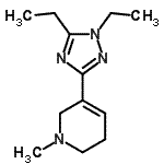 CAS#: 622403-91-2, 5-(1,5-Diethyl-1H-1,2,4-triazol-3-yl)-1-methyl-1,2,3,6-tetrahydropyridine
