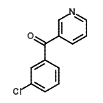 CAS#: 62247-00-1, (3-Chlorophenyl)(3-Pyridinyl)Methanone