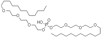 CAS#: 62249-18-7, 2-[2-[2-(Dodecyloxy)Ethoxy]Ethoxy]-Ethanol Hydrogen Phosphate