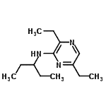 CAS 登录号：622834-90-6， 3,6-二乙基-N-(3-戊烷基)-2-吡嗪胺