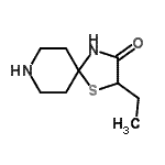 CAS#: 623168-38-7, 2-Ethyl-1-thia-4,8-diazaspiro[4.5]decan-3-one