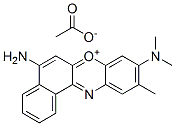 CAS#: 62332-09-6, 5-Amino-9-(Dimethylamino)-10-Methylbenzo[a]Phenoxazin-7-Ium Acetate