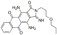CAS 登录号：62335-65-3， 4,11-二氨基-2,3-二氢-3-亚氨基-2-(3-丙氧基丙基)-1H-萘并[2,3-f]异吲哚-1,5,10-三酮