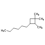 CAS#: 62338-52-7, 3-Hexyl-1,1,2-Trimethylcyclobutane