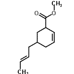 CAS 登录号：62338-58-3， 甲基5-[(2E)-2-丁烯-1-基]-2-环己烯-1-羧酸酯