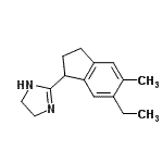 CAS#: 623573-17-1, 2-(6-Ethyl-5-methyl-2,3-dihydro-1H-inden-1-yl)-4,5-dihydro-1H-imidazole