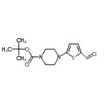 CAS#: 623588-30-7, 2-Methyl-2-propanyl 4-(5-formyl-2-thienyl)-1-piperazinecarboxylate