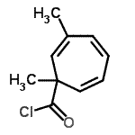 CAS#: 62360-29-6, 1,3-Dimethyl-2,4,6-Cycloheptatriene-1-Carbonyl Chloride