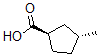 CAS 登录号：6240-44-4， (1R,3R)-rel-3-甲基-环戊烷羧酸 