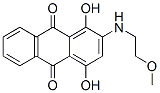 CAS 登录号：62418-35-3， 1,4-二羟基-2-[(2-甲氧基乙基)氨基]蒽醌