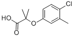 CAS 登录号：62443-89-4， 2-(4-氯-3-甲基-苯氧基)-2-甲基-丙酸