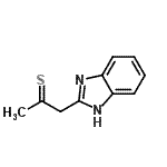CAS 登录号：62468-77-3， 1-(1H-苯并咪唑-2-基)-2-丙烷硫酮