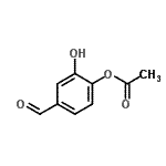 CAS#: 624743-20-0, 4-Formyl-2-hydroxyphenyl acetate