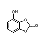 CAS 登录号：6249-25-8， 4-羟基-1,3-苯并二氧戊环-2-酮